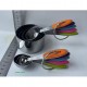 Set 10 Piese de Masurare, Flippy, 5 Linguri Gradate + 5 Cesti Gradate, Otel Inoxidabil + Silicon, 19 x 8 x 9 cm, Multicolor Set 10 Piese de Masurare, Flippy, 5 Linguri Gradate + 5 Cesti Gradate, Otel Inoxidabil + Silicon, 19 x 8 x 9 cm, Multicolor