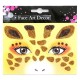 Sticker Temporar pentru Fata, Flippy, pentru Machiaj, Face Art, Halloween, Teatru, Model Girafa, Galben