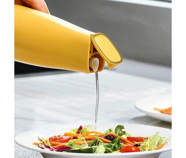 Sticla de Ulei Automata, Flippy, Sticla pentru Lichide de Bucatarie, 23.7 x 7.25 cm, Volum 550 ml, Galbena Sticla de Ulei Automata, Flippy, Sticla pentru Lichide de Bucatarie, 23.7 x 7.25 cm, Volum 550 ml, Galbena