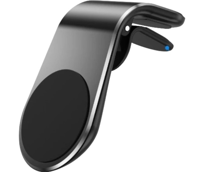 Suport auto Flippy, cu magneti puternici neodim, pentru telefon, tableta, gps, cu prindere pe grila de ventilatie, Negru Suport auto Flippy, cu magneti puternici neodim, pentru telefon, tableta, gps, cu prindere pe grila de ventilatie, Negru