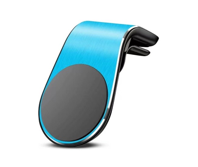 Suport de Telefon, Flippy, pentru Ventilatie, din ABS si Magnet, 3.8 x 3.7 x 6.2 cm, Universala, Albastru Suport de Telefon, Flippy, pentru Ventilatie, din ABS si Magnet, 3.8 x 3.7 x 6.2 cm, Universala, Albastru