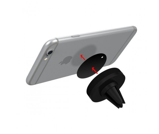 Suport auto magnetic pentru telefon BK4 , Negru Suport auto magnetic pentru telefon BK4 , Negru