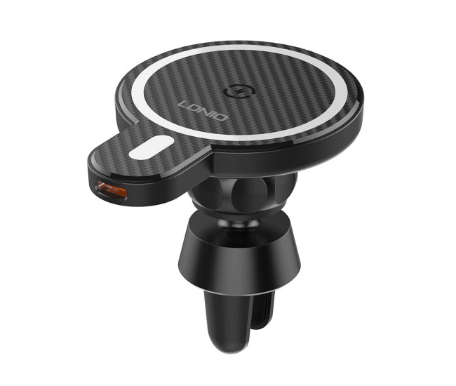 Suport auto MagSafe cu incarcare wireless 15W, Flippy, pentru seria iPhone 12, seria iPhone 13 si seria iPhone 14, Negru Suport auto MagSafe cu incarcare wireless 15W, Flippy, pentru seria iPhone 12, seria iPhone 13 si seria iPhone 14, Negru