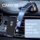 Suport Auto Multifunctional pentru Telefon, Flippy, Suport pentru Navigatie, Rotativ cu Ventuza, cu fixare Geam si Parbriz, 20 x 14 x 11 cm, Albastru Carbon