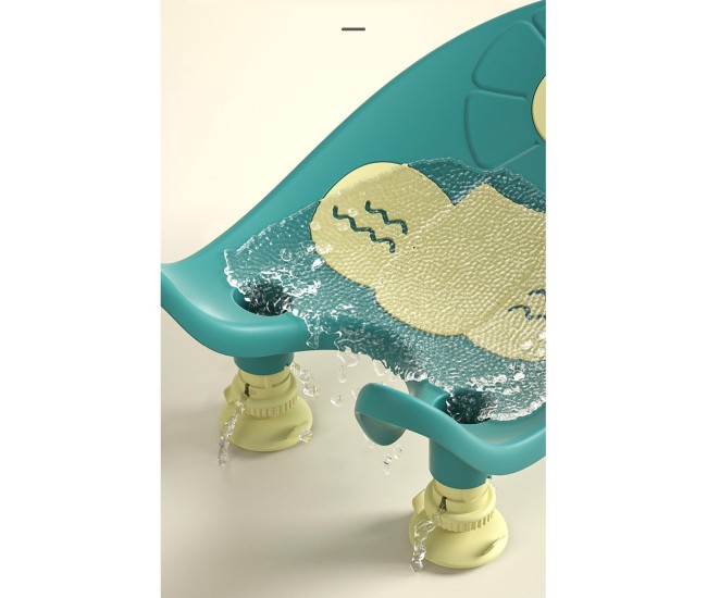 Suport de Baie Bebelusi, Flippy, 0-12 luni, Montare pe Chiuveta/Lavoar/Cada, Ventuze Antiderapante cu Intaltime Reglabila, 50 x 24 x 12.5 cm, Verde Suport de Baie Bebelusi, Flippy, 0-12 luni, Montare pe Chiuveta/Lavoar/Cada, Ventuze Antiderapante cu Intaltime Reglabila, 50 x 24 x 12.5 cm, Verde