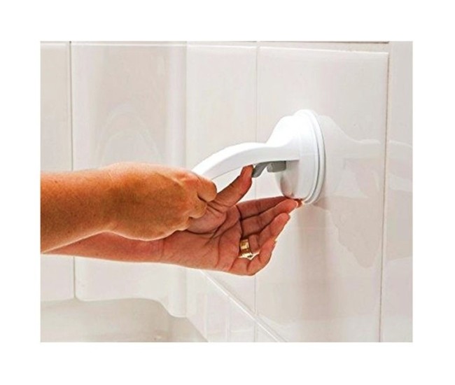 Suport de Picior, Flippy, pentru Baie, cu Ventuza, din PP si PVC, Antiderapant, 11.5 x 15 cm, Alb Suport de Picior, Flippy, pentru Baie, cu Ventuza, din PP si PVC, Antiderapant, 11.5 x 15 cm, Alb