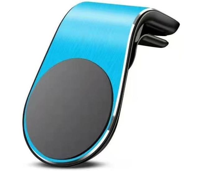 Suport de Telefon, Flippy, pentru Ventilatie, din ABS si Magnet, 3.8 x 3.7 x 6.2 cm, Universala, Albastru Suport de Telefon, Flippy, pentru Ventilatie, din ABS si Magnet, 3.8 x 3.7 x 6.2 cm, Universala, Albastru