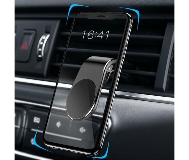 Suport de Telefon, Flippy, pentru Ventilatie, din ABS si Magnet, 3.8 x 3.7 x 6.2 cm, Universala, Rosu Suport de Telefon, Flippy, pentru Ventilatie, din ABS si Magnet, 3.8 x 3.7 x 6.2 cm, Universala, Rosu