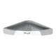 Suport Depozitare, Flippy, din Plastic, Montare fara Perforatii, pentru Baie/Bucatarie, 28 x 39 x 4.5 cm, Gri Suport Depozitare, Flippy, din Plastic, Montare fara Perforatii, pentru Baie/Bucatarie, 28 x 39 x 4.5 cm, Gri