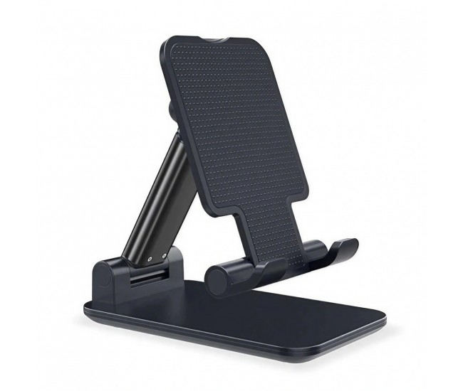 Suport extensibil de birou, Flippy, cu brat telescopic, pentru smartphone sau tableta, pliabil, Universal, Negru Suport extensibil de birou, Flippy, cu brat telescopic, pentru smartphone sau tableta, pliabil, Universal, Negru