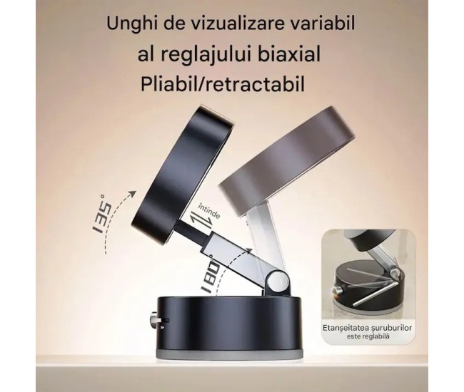 Suport magnetic Flippy pentru telefon, pliabil si retractabil pe ambele parti, pentru toate telefoanele mobile, roz Suport magnetic Flippy pentru telefon, pliabil si retractabil pe ambele parti, pentru toate telefoanele mobile, roz
