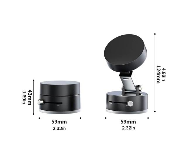 Suport magnetic Flippy pentru telefon, pliabil si retractabil pe ambele parti, pentru toate telefoanele mobile, roz Suport magnetic Flippy pentru telefon, pliabil si retractabil pe ambele parti, pentru toate telefoanele mobile, roz