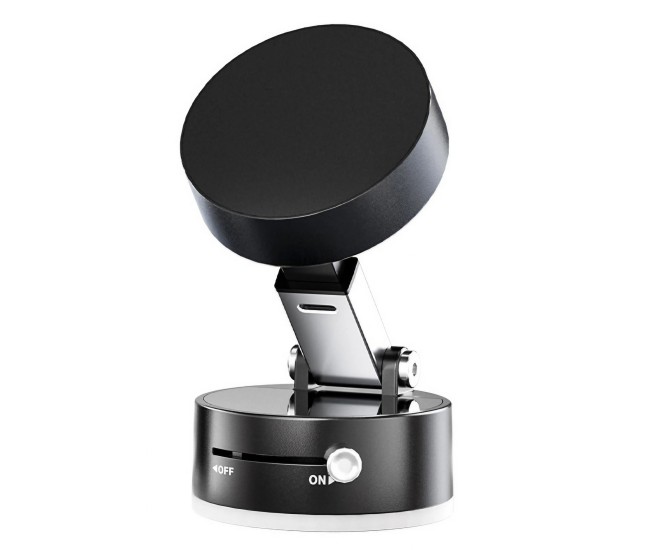Suport magnetic Flippy pentru telefon, pliabil si retractabil pe ambele parti, pentru toate telefoanele mobile, negru Suport magnetic Flippy pentru telefon, pliabil si retractabil pe ambele parti, pentru toate telefoanele mobile, negru