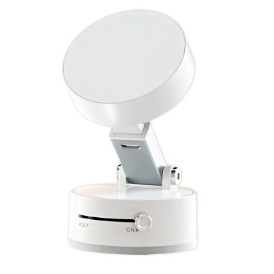 Suport magnetic Flippy pentru  telefon, pliabil si retractabil pe ambele parti, pentru toate telefoanele mobile, alb