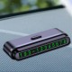 Suport Numar de Telefon pentru Parcare Auto, Flippy, Suport pentru Numarul detelefon, Banda glisanta pentru Ascundere, Banda Adeziva Inclusa, 120 x 48 x 24 mm, Cifre Verzi, Negru Mat