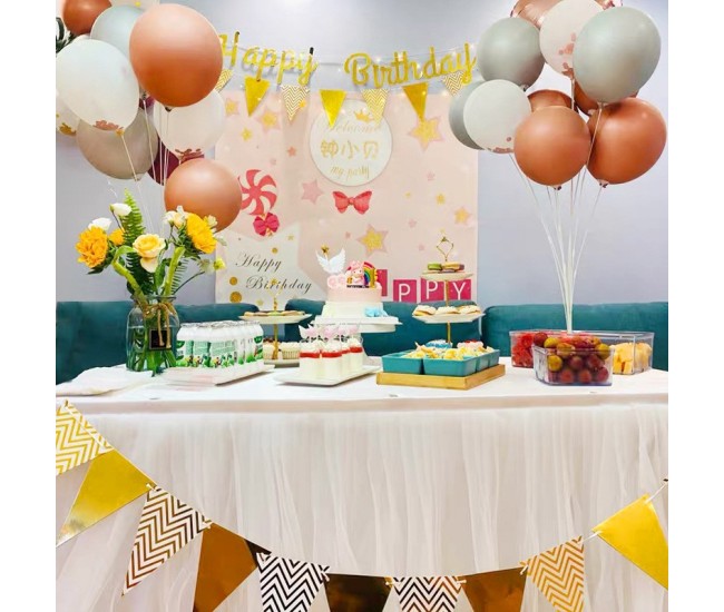 Suport pentru Baloane, Flippy, Suport pentru 7 Baloane, pentru ziua de nastere, Nunta, Decor cu baloane, Recuzita, Compatibil cu Baloanele Standard, 80 cm, Alb Suport pentru Baloane, Flippy, Suport pentru 7 Baloane, pentru ziua de nastere, Nunta, Decor cu baloane, Recuzita, Compatibil cu Baloanele Standard, 80 cm, Alb