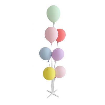 Suport pentru Baloane, Flippy, Suport pentru 7 Baloane, pentru ziua de nastere, Nunta, Decor cu baloane, Recuzita, Compatibil cu Baloanele Standard, 80 cm, Alb Suport pentru Baloane, Flippy, Suport pentru 7 Baloane, pentru ziua de nastere, Nunta, Decor cu baloane, Recuzita, Compatibil cu Baloanele Standard, 80 cm, Alb