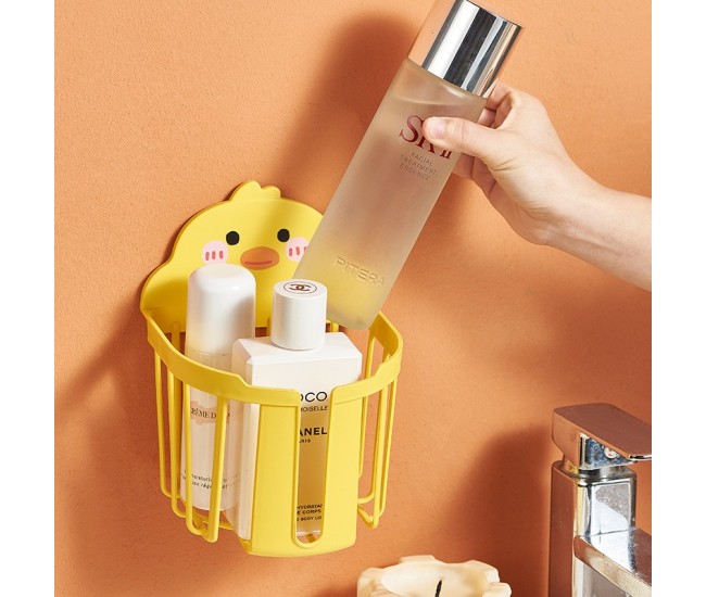 Suport pentru Hartie Igienica, Flippy, din Plastic PP, Montare pe Perete cu Adeziv, Model Ratusca, 17.5x13.5x12 cm, Galben Suport pentru Hartie Igienica, Flippy, din Plastic PP, Montare pe Perete cu Adeziv, Model Ratusca, 17.5x13.5x12 cm, Galben