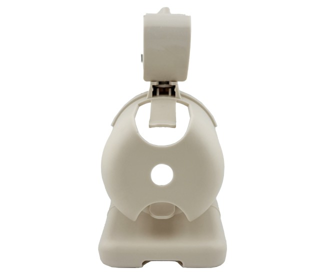 Suport pentru Pahar si Telefon, Flippy, Suport Universal pentru Sticle cu Fixare de bara, Compatibil cu Bicicleta, Carucior pentru Bebelusi, 20 x 10 x 9.5 cm, Alb