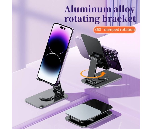 Suport pentru Telefon, Flippy, Suport Pliabil pentru Streaming, din Aliaj de Aluminiu, Compatibil cu Tableta, pentru Birou, 14.6 x 11.5 x 7 cm, Aurora Silver Suport pentru Telefon, Flippy, Suport Pliabil pentru Streaming, din Aliaj de Aluminiu, Compatibil cu Tableta, pentru Birou, 14.6 x 11.5 x 7 cm, Aurora Silver