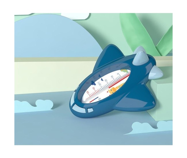Termometru pentru Baie, Flippy, Plutitor, Rezistent la apa, Multifunctional, Model Avion, 11x10x4 cm, Albastru Termometru pentru Baie, Flippy, Plutitor, Rezistent la apa, Multifunctional, Model Avion, 11x10x4 cm, Albastru