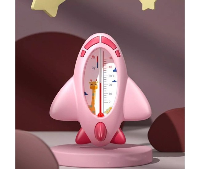 Termometru pentru Baie, Flippy, Plutitor, Rezistent la apa, Multifunctional, Model Avion, 11x10x4 cm, Roz Termometru pentru Baie, Flippy, Plutitor, Rezistent la apa, Multifunctional, Model Avion, 11x10x4 cm, Roz