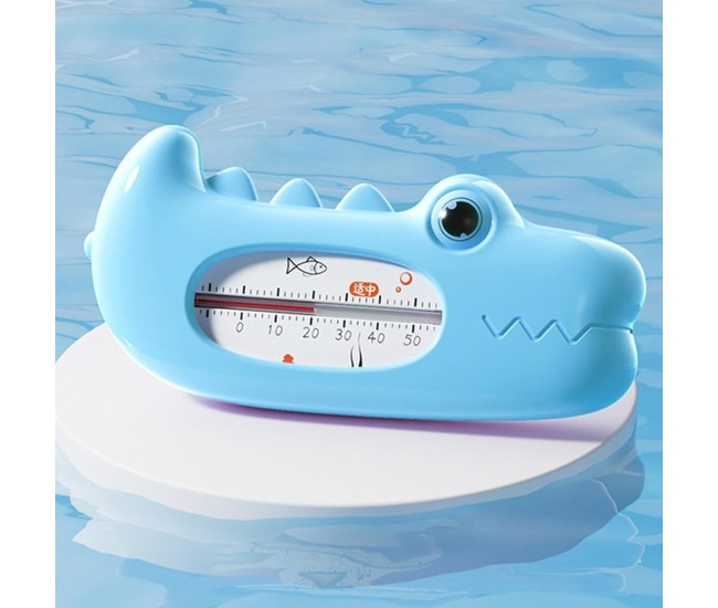 Termometru pentru Baie, Flippy, Plutitor, Rezistent la apa, Multifunctional, Model Crocodil, 2.7x6.5x3.7 cm, Albastru Termometru pentru Baie, Flippy, Plutitor, Rezistent la apa, Multifunctional, Model Crocodil, 2.7x6.5x3.7 cm, Albastru