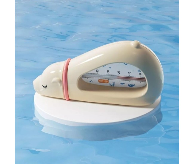 Termometru pentru Baie, Flippy, Plutitor, Rezistent la apa, Multifunctional, Model Urs Polar, 15x7.5x4 cm, Roz Termometru pentru Baie, Flippy, Plutitor, Rezistent la apa, Multifunctional, Model Urs Polar, 15x7.5x4 cm, Roz