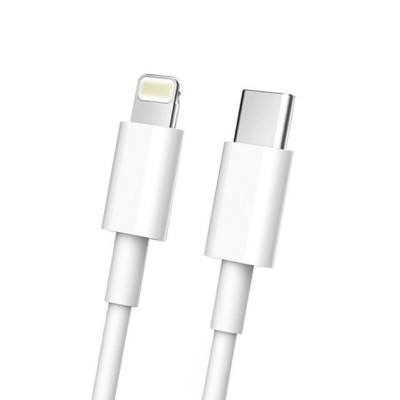 Cablu de date Fast Charge, Flippy, Power Delivery 27W, Compatibil cu iPhone, Port TYPE-C Lightning, Lungime 1.5 m, Alb Cablu de date Fast Charge, Flippy, Power Delivery 27W, Compatibil cu iPhone, Port TYPE-C Lightning, Lungime 1.5 m, Alb