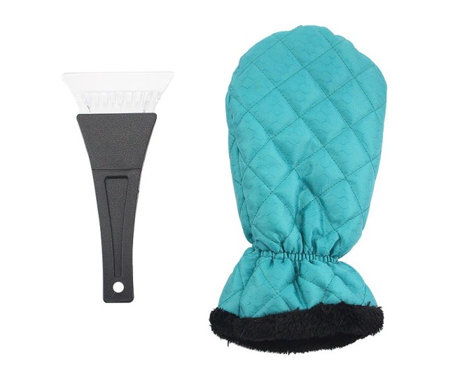 Set Manusa si Racleta pentru Zapada, Flippy, Impermeabila, Izolatie de Bumbac, 31 x 15 cm, Verde Set Manusa si Racleta pentru Zapada, Flippy, Impermeabila, Izolatie de Bumbac, 31 x 15 cm, Verde