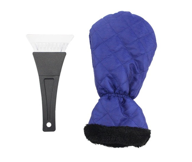 Set Manusa si Racleta pentru Zapada, Flippy, Impermeabila, Izolatie de Bumbac, 31 x 15 cm, Albastru Set Manusa si Racleta pentru Zapada, Flippy, Impermeabila, Izolatie de Bumbac, 31 x 15 cm, Albastru