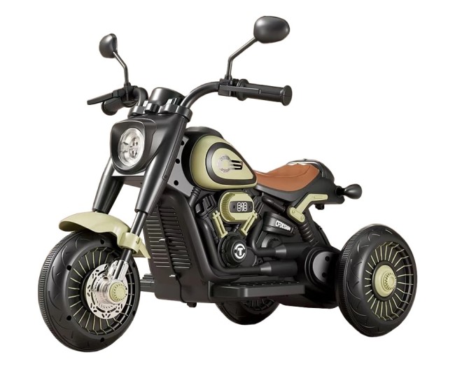 Tricicleta Electrica pentru Copii, Flippy, Tricicleta DUAL-DRIVE 380*2 Baterie 6V 4.5, Bluetooth, Telecomanda, Sistem Anti-Rasturnare, Sistem de Lumini si Sunet, 5+ Ani, 80 x 60 x 42 cm, Verde Negru Tricicleta Electrica pentru Copii, Flippy, Tricicleta DUAL-DRIVE 380*2 Baterie 6V 4.5, Bluetooth, Telecomanda, Sistem Anti-Rasturnare, Sistem de Lumini si Sunet, 5+ Ani, 80 x 60 x 42 cm, Verde Negru