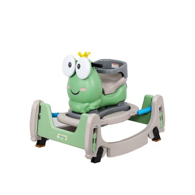 Masinuta Balansor Multifunctionala pentru Copii, Flippy, Model Cal Scooter de tip Masinuta Balansor, Varsta 1-3 ani, 84 x 80 x 58 cm, fara Maner, Verde