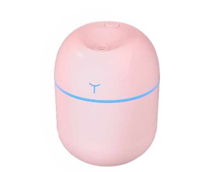 Mini Umidificator Portabil, Flippy, 2 Moduri, Aromaterapie, Silentios, Lumina Ambientala, Incarcare USB, 220 ml, 8 x 8 x 10.3 cm, Roz Mini Umidificator Portabil, Flippy, 2 Moduri, Aromaterapie, Silentios, Lumina Ambientala, Incarcare USB, 220 ml, 8 x 8 x 10.3 cm, Roz