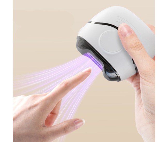 Unghiera Electrica, Flippy, Pentru Copii si Adulti, Portabila cu 2 Baterii AA, Zgomot redus 50 db, 7.4 x 7.3 x 3 cm, Alba