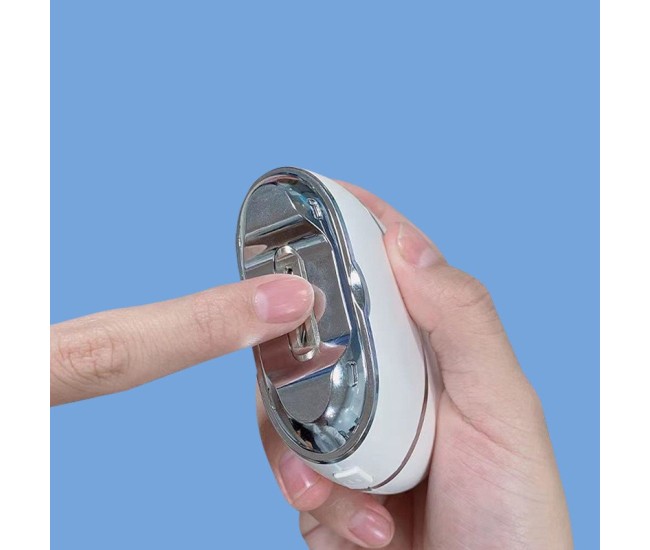 Unghiera Electrica, Flippy, Pentru Copii si Adulti, Portabila cu 2 Baterii AA, Zgomot redus 50 db, 7.4 x 7.3 x 3 cm, Alba