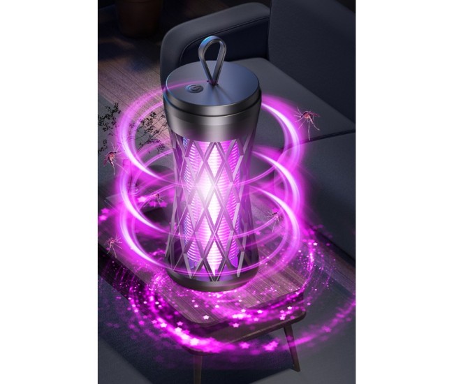 Lampa Anti-Insecte, Flippy, Lumina UV, Electrica, Incarcare USB, 5V, 1A, Silentioasa, 12 x 6 m, Gri Lampa Anti-Insecte, Flippy, Lumina UV, Electrica, Incarcare USB, 5V, 1A, Silentioasa, 12 x 6 m, Gri