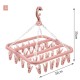 Uscator de rufe Flippy, 32 de cleme, Plastic, Pliabil, rotire 360 grade, 32x32 cm, Roz Uscator de rufe Flippy, 32 de cleme, Plastic, Pliabil, rotire 360 grade, 32x32 cm, Roz