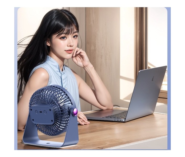 Ventilator 2in1, Flippy, de Masa/de Perete, Incarcare USB, 3.7 V, 4.5 W, 1200 mAh, 17.5 x 17 x 7.6 cm, Albastru Fumuriu Ventilator 2in1, Flippy, de Masa/de Perete, Incarcare USB, 3.7 V, 4.5 W, 1200 mAh, 17.5 x 17 x 7.6 cm, Albastru Fumuriu