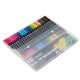 Set 24 Carioci, Flippy, pe Baza de Apa, 2 Tipuri de Varf, 1-2 mm, 0.4 mm, Corp Carioca Negru, din Plastic, Multicolor Set 24 Carioci, Flippy, pe Baza de Apa, 2 Tipuri de Varf, 1-2 mm, 0.4 mm, Corp Carioca Negru, din Plastic, Multicolor