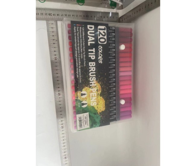 Set markere cu doua capete, penita moale, pentru pictura in acuarela, pe baza de apa, 72 culori, pentru desen anime, set 120 culori Set markere cu doua capete, penita moale, pentru pictura in acuarela, pe baza de apa, 72 culori, pentru desen anime, set 120 culori