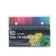 Set 36 Carioci, Flippy, pe Baza de Apa, 2 Tipuri de Varf, 1-2 mm, 0.4 mm, Corp Carioca Negru, din Plastic, Multicolor Set 36 Carioci, Flippy, pe Baza de Apa, 2 Tipuri de Varf, 1-2 mm, 0.4 mm, Corp Carioca Negru, din Plastic, Multicolor