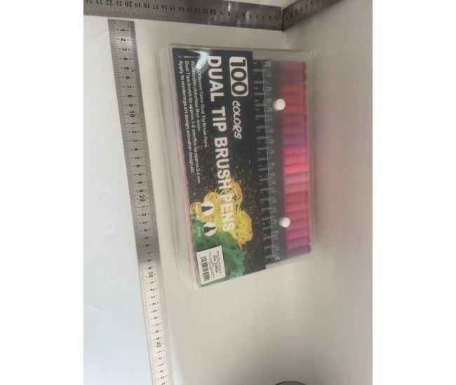Set markere cu doua capete, penita moale, pentru pictura in acuarela, pe baza de apa, 72 culori, pentru desen anime, set 100 culori Set markere cu doua capete, penita moale, pentru pictura in acuarela, pe baza de apa, 72 culori, pentru desen anime, set 100 culori