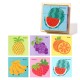 Puzzle din Lemn, Flippy, 9 Cuburi, 6 Fete, 4-6 Ani, 11 x 11 x 3.2 cm, Model Fructe, Multicolor Puzzle din Lemn, Flippy, 9 Cuburi, 6 Fete, 4-6 Ani, 11 x 11 x 3.2 cm, Model Fructe, Multicolor