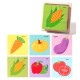 Puzzle din Lemn, Flippy, 9 Cuburi, 6 Fete, 4-6 Ani, 11 x 11 x 3.2 cm, Model Legume, Multicolor Puzzle din Lemn, Flippy, 9 Cuburi, 6 Fete, 4-6 Ani, 11 x 11 x 3.2 cm, Model Legume, Multicolor