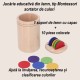 Jucarie Educativa Montessori din Lemn, 13 Piese, Flippy, Sortator cu Discuri Colorate, Joc de Motricitate Fina pentru Copii, Varsta 2+ ani, Saculet Depozitare, 11.3 x 7 cm, Multicolor