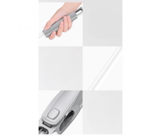 Mop Plat, Flippy, cu Sistem de Stoarcere, 4 Lavete Incluse, Lungime Telescopica 140 cm, Argintiu Mop Plat, Flippy, cu Sistem de Stoarcere, 4 Lavete Incluse, Lungime Telescopica 140 cm, Argintiu
