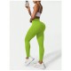Pantaloni de Fitness/Yoga, Flippy, pentru Femei, Material Elastic, Spandex, Talie Inalta, Verde, Marime L