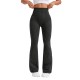 Pantaloni Sport de Dama, Flippy, pentru Yoga, Talie Inalta, Evazati, Tricotati, Negru, Marime XS Pantaloni Sport de Dama, Flippy, pentru Yoga, Talie Inalta, Evazati, Tricotati, Negru, Marime XS