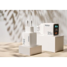 Adaptor priza 35w cu incarcare rapida si protectie supracurent